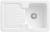 Villeroy & Boch 674501R1HL2 Condor 45 Weiß Alpin Keramikspüle Handbetätigung Einbauspüle 45 cm Unterschrank