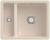 Villeroy & Boch 675801FU Subway 60 XU Ivory Keramikspüle Handbetätigung Unterbauspüle 60 cm Unterschrank