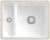 Villeroy & Boch 675801RW Subway 60 XU Stone White Keramikspüle Handbetätigung Unterbauspüle 60 cm Unterschrank