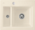 Villeroy & Boch 678002KRHL1 Subway 60 XM Crema Keramikspüle Excenterbetätigung Einbauspüle 60 cm Unterschrank