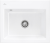 Villeroy & Boch 33091FR1HL4 Subway 60 S flat Weiß Alpin Keramikspüle Handbetätigung flächenbündig 60 cm Unterschrank
