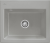 Villeroy & Boch 33091FKD Subway 60 S flat Fossil Keramikspüle Handbetätigung flächenbündige Spüle 60 cm Unterschrank