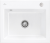 Villeroy & Boch 33092FR1HL2 Subway 60 S flat Weiß Alpin Keramikspüle Excenter flächenbündig 60 cm Unterschrank
