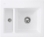 Villeroy & Boch 67801FRWHL23 Subway60 XM flat StoneWhite Keramikspüle Handbetätigung flächenbündig 60cm Unterschrank