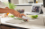 Villeroy & Boch 334701AMHL1 Subway Style 45 Almond Keramik Handbetätigung Spüle Aufliegend 50 cm Unterschrank