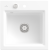 Villeroy & Boch 335A02RW Subway Style 50 S Stone White Keramik Excenter Spüle Aufliegend 50 cm Unterschrank