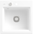 Villeroy & Boch 335502R1HL2 Subway Style 50 S Weiß Alpin Keramik Excenter Spüle Aufliegend 50 cm Unterschrank
