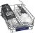 Siemens SR93EX24LE Vollintegrierter Geschirrspüler 45 cm varioScharnier openAssist 44db infoLight EEK:C
