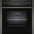 Neff E1ACE2AG4 Einbau-Herd kochfeldgebunden 60cm GraphiteGrey EasyClean LCD-Display 7Heizarten
