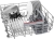 Bosch SMU4EBS28E Unterbau Geschirrspler Edelstahl 60cm HomeConnect DosierAssistent 42/41 db EEK:A