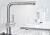 Blanco 517184 LINUS-S Edelstahl gebürstet HD-Armatur mit ausziehbarer Schlauchbrause