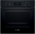 Bosch HBF133BA1 Backofen 60cm Schwarz 5Heizarten LED-Display EcoCleanDirect