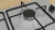 Bosch PBP6B5K80 Gaskochfeld 60cm Edelstahl Schwertknebel Stahl-Topfträger