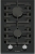 Bosch PRB3A6I40 Domino Gaskochfeld 30cm Glaskeramik schwarz FlameSelect abnehmbare Metallknebel