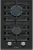 Bosch PRB3A6I40 Domino Gaskochfeld 30cm Glaskeramik schwarz FlameSelect abnehmbare Metallknebel