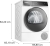 Bosch WQB246D41 Wärmepumpentrockner 9kg weiß HomeConnect AutoDry SmartDry SpeedPerfect EEK:B