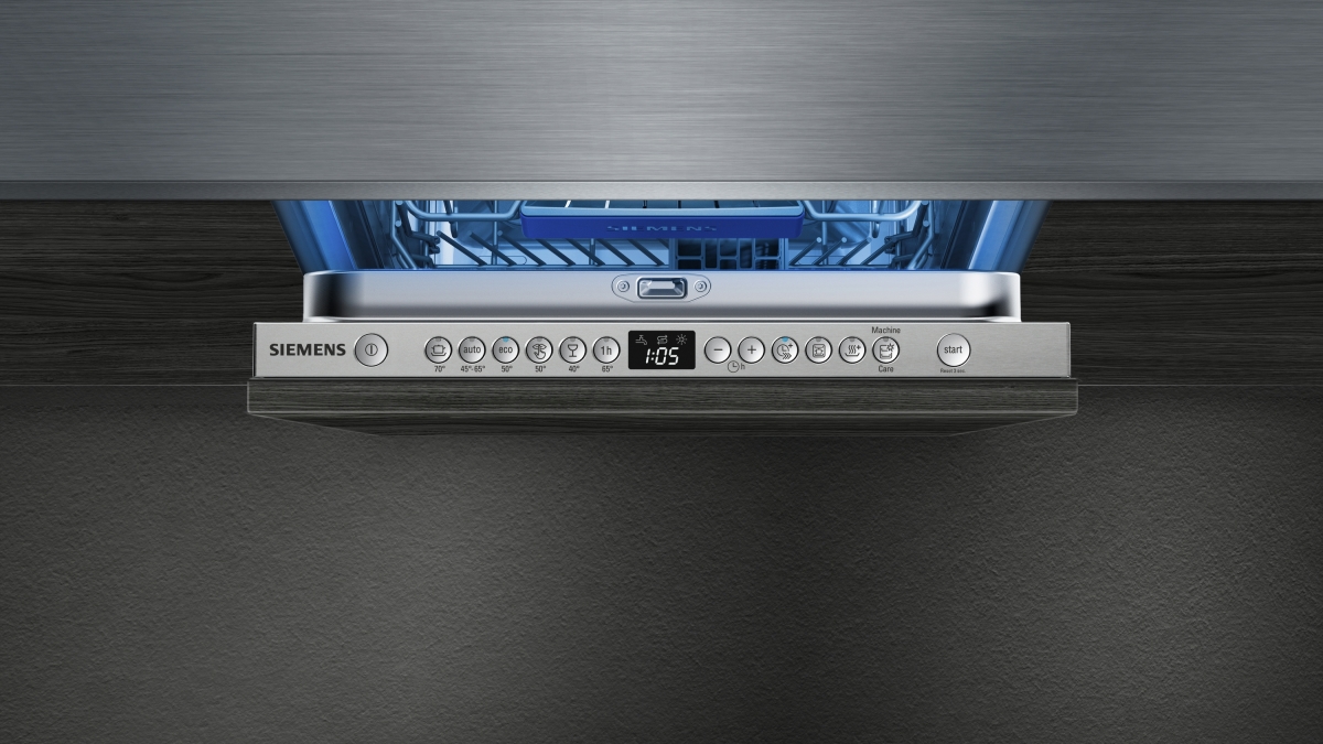 Siemens SR736D11IE Geschirrspüler vollintegrierbar 45 cm infoLightblau varioScharnier EEK A++