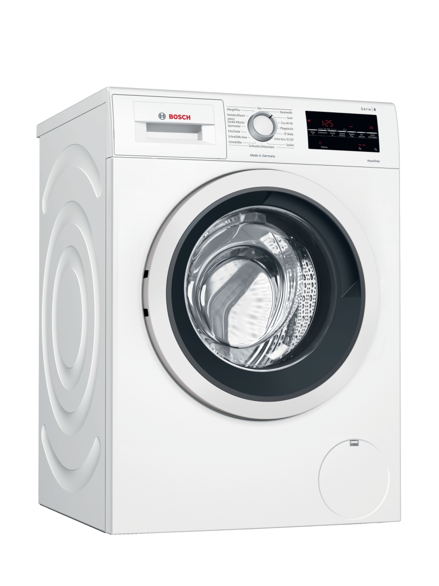 Bosch WAG28400 Waschmaschine, Frontlader, 8 kg, 1400 U/min. Super Quick 30 + EcoSilence Drive