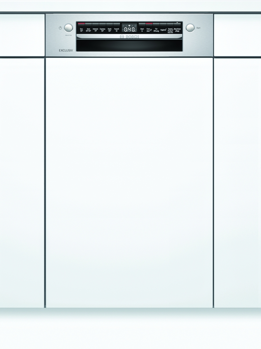 Bosch SPI4ELS00D EXCLUSIV (MK) Geschirrspüler integrierbar 45 cm Edelstahl HomeConnect