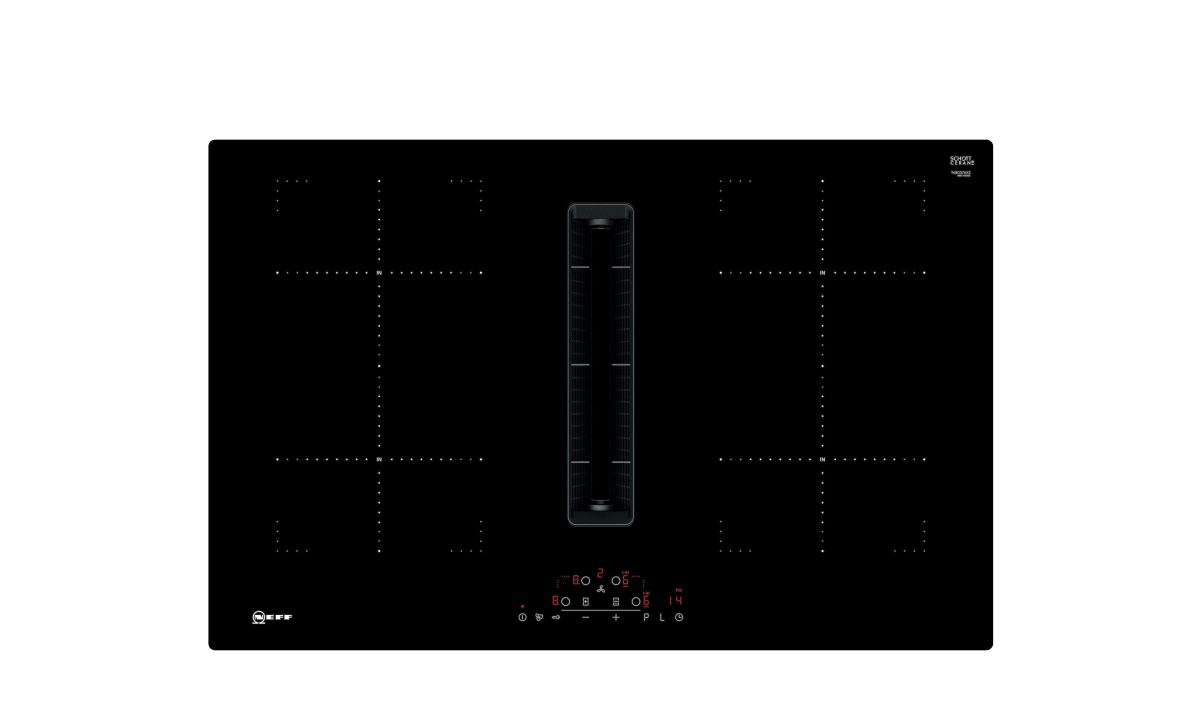 Neff T48CD7AX2 Induktionskochfeld mit Dunstabzug 80 cm TouchControl  PowerMove günstig kaufen